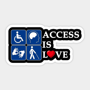 Access W Sticker